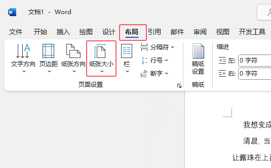 Word2021ΰA4O(sh)żС